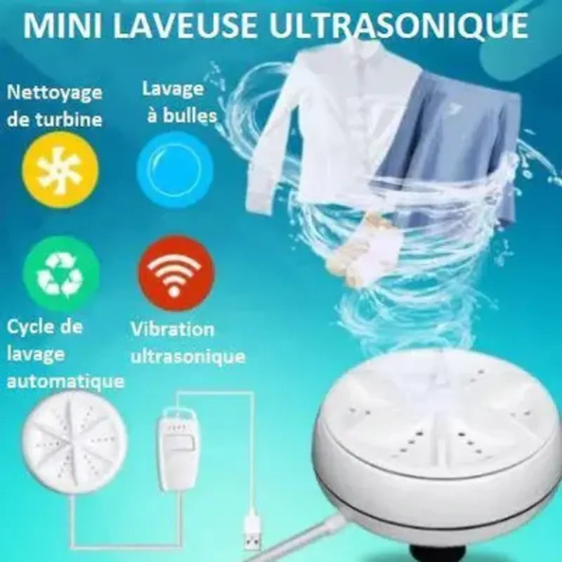 Nettoyeur ultrasonique portable 2 en 1