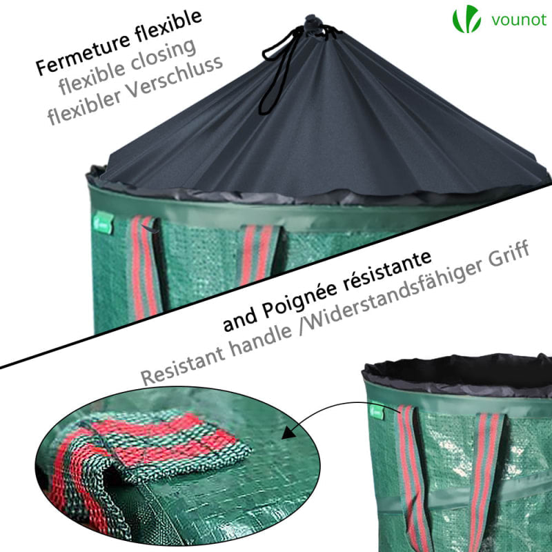 Lot de sacs de jardin 170 l