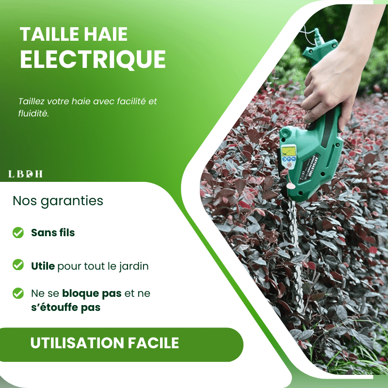 Taille haie électrique sans fil