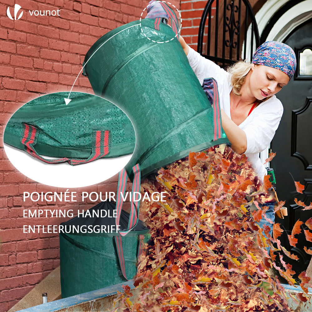 Lot de sacs de jardin 170 l