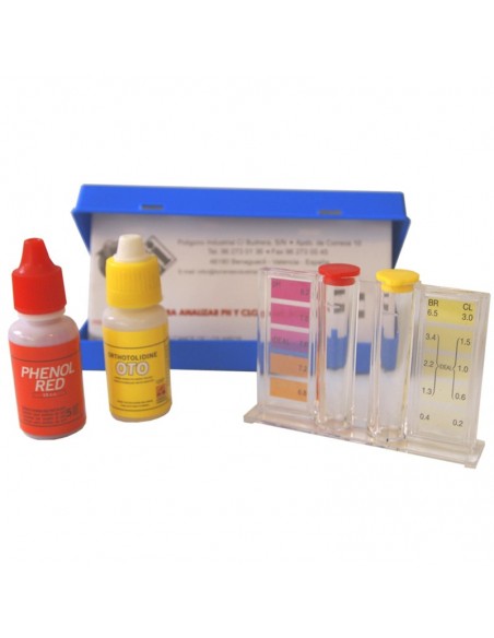 Kit analyse ph et chlore de piscine