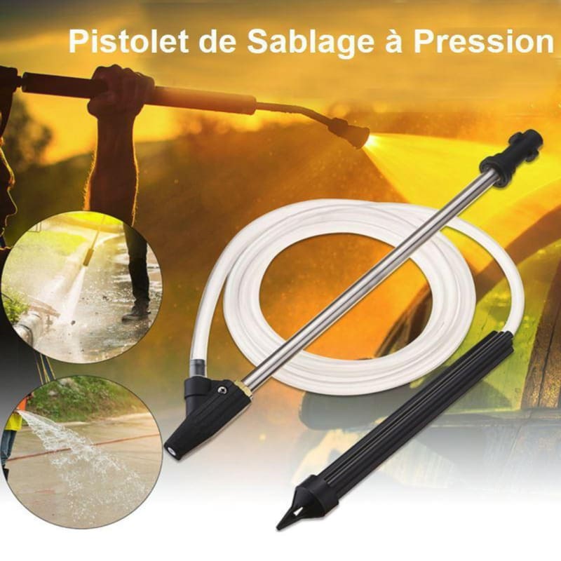 Kit de sablage humide pour nettoyage haute pression