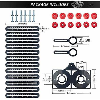 Règle de mesure multi-angle en aluminium