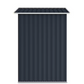Abris de jardin gris métal 205 x 183 x 129 cm