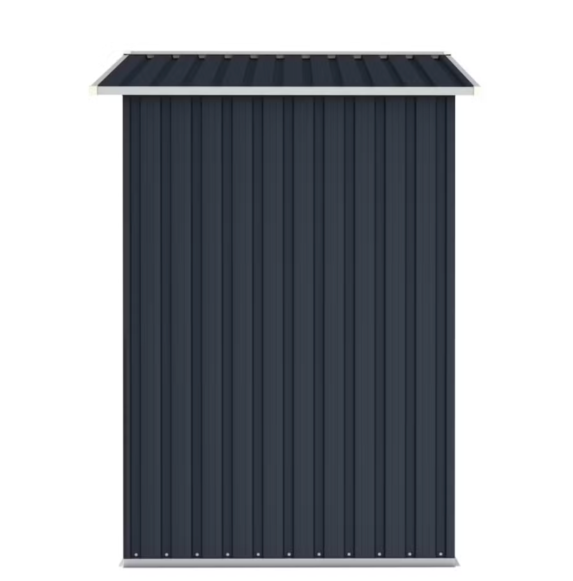 Abris de jardin gris métal 205 x 183 x 129 cm