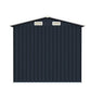 Abris de jardin gris métal 205 x 183 x 129 cm