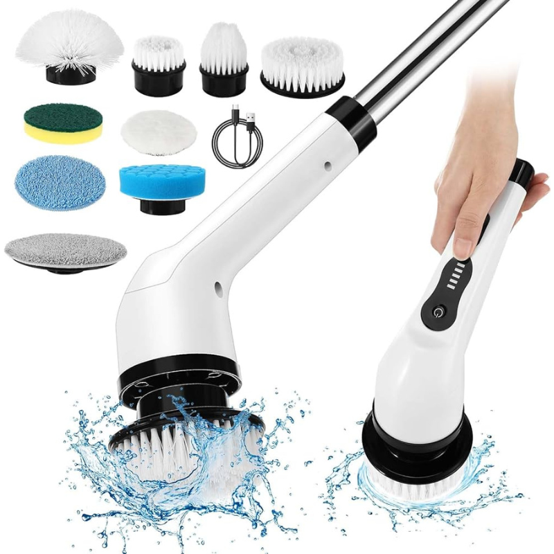 Brosse de nettoyage rotative électrique