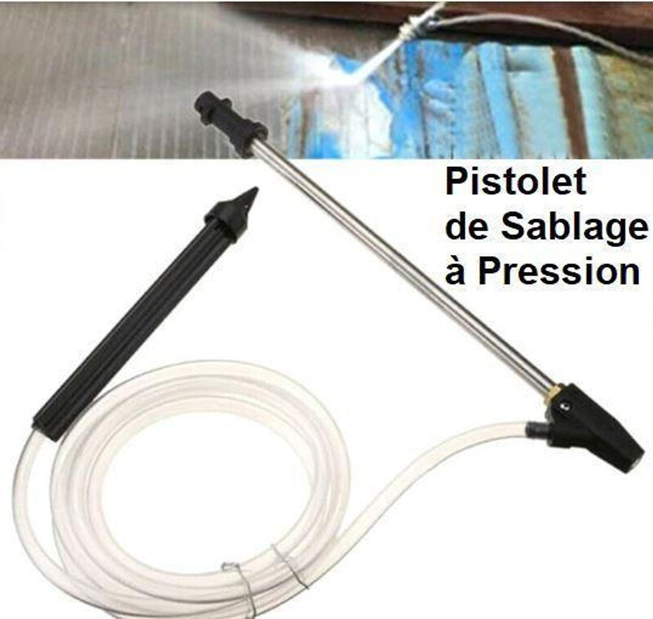 Kit de sablage humide pour nettoyage haute pression