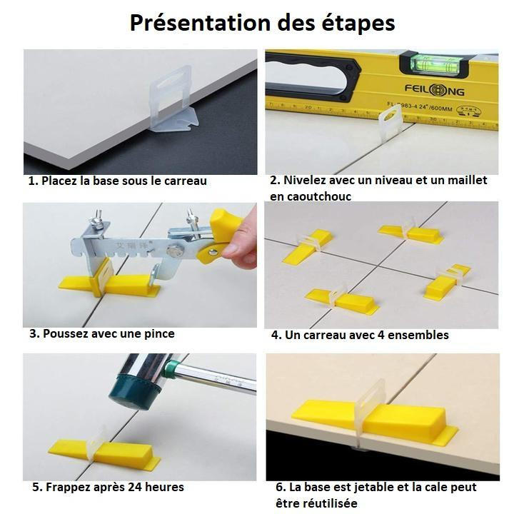 Système de nivellement pour carrelage