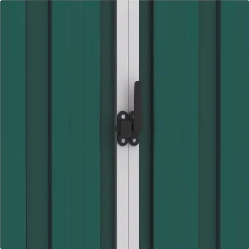Abri de jardin vert - métal - 205 x 183 x 129 cm